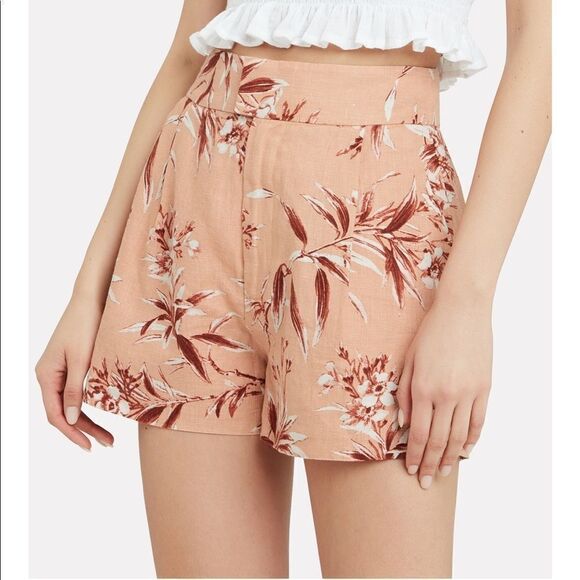 NWT JOIE Farrow Linen Floral Shorts - Picture 4 of 15